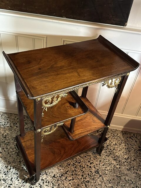 Rare 19th century French solid kingwood 'whatnot' - Image 15