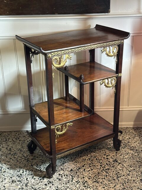 Rare 19th century French solid kingwood 'whatnot' - Image 16