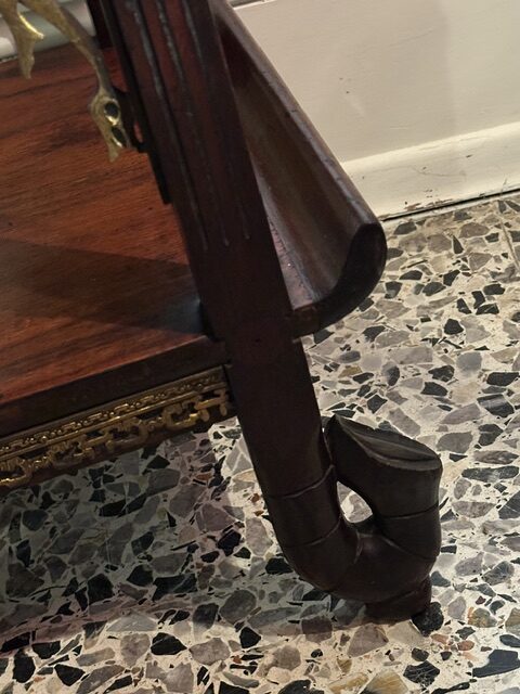 Rare 19th century French solid kingwood 'whatnot' - Image 18