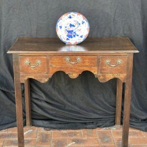 18th century English oak lowboy.