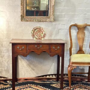 18th century English oak lowboy.