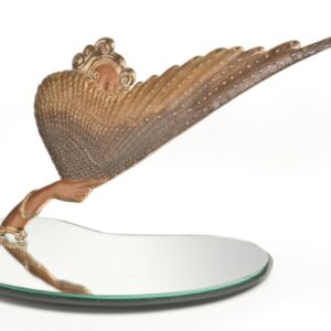 This beautiful vintage Erte flirting mirror is probably the most noticed and touched piece in my showroom.