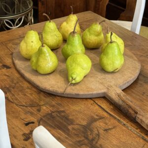 Early 19th century French beech baking paddle.