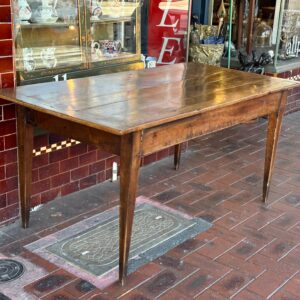 19th century French cherrywood farmhouse table/desk.