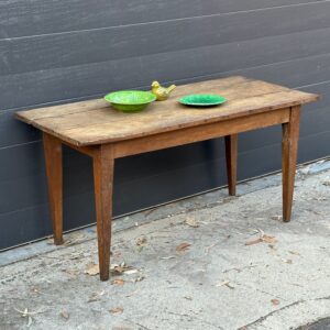 19th century French oak Farmhouse table of small proportions.