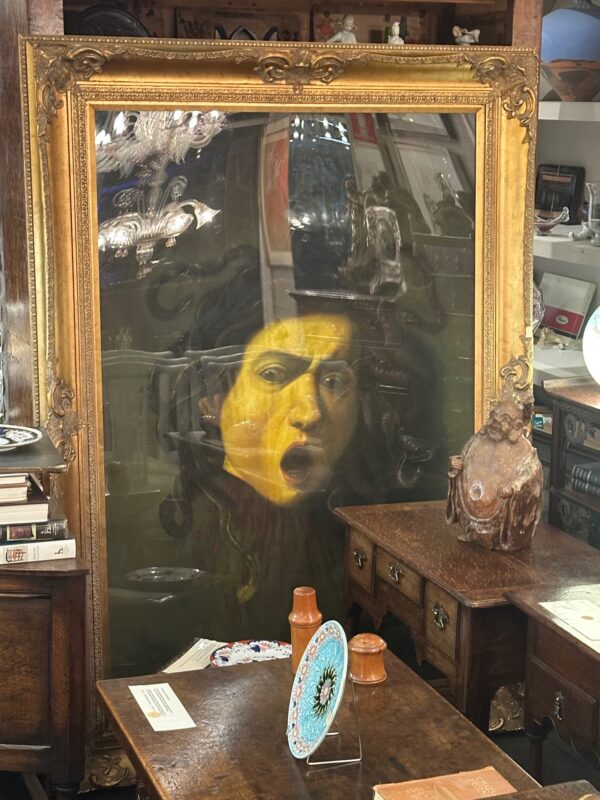 20th century pastel of Caravaggio’s Medusa 1597. - Image 5