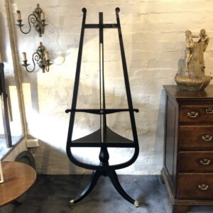 Mid 20th Century American Made Ebonised and Polished Brass Easel