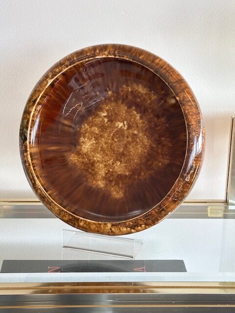 20th century Australian Regal Mashman drip glazed display bowl.