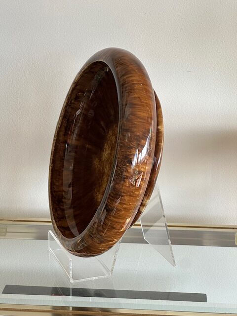 20th century Australian Regal Mashman drip glazed display bowl. - Image 7