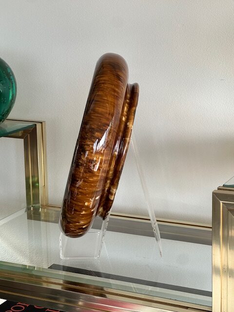 20th century Australian Regal Mashman drip glazed display bowl. - Image 8