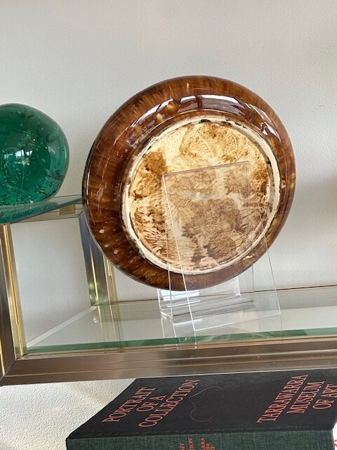 20th century Australian Regal Mashman drip glazed display bowl. - Image 9