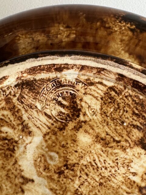 20th century Australian Regal Mashman drip glazed display bowl. - Image 11