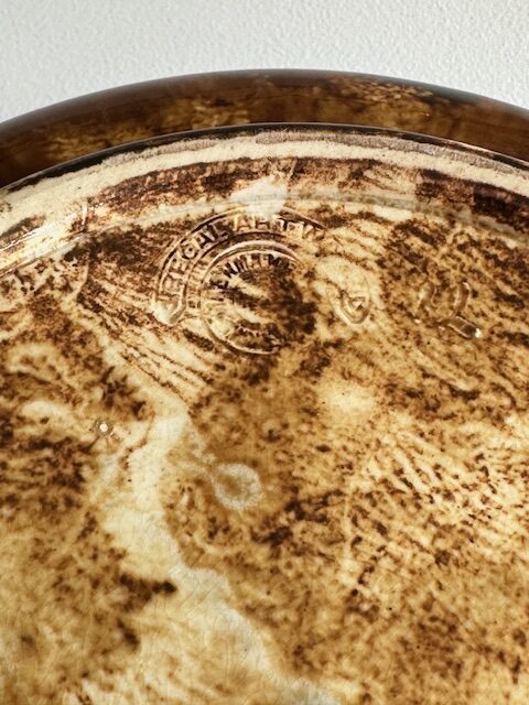 20th century Australian Regal Mashman drip glazed display bowl. - Image 12