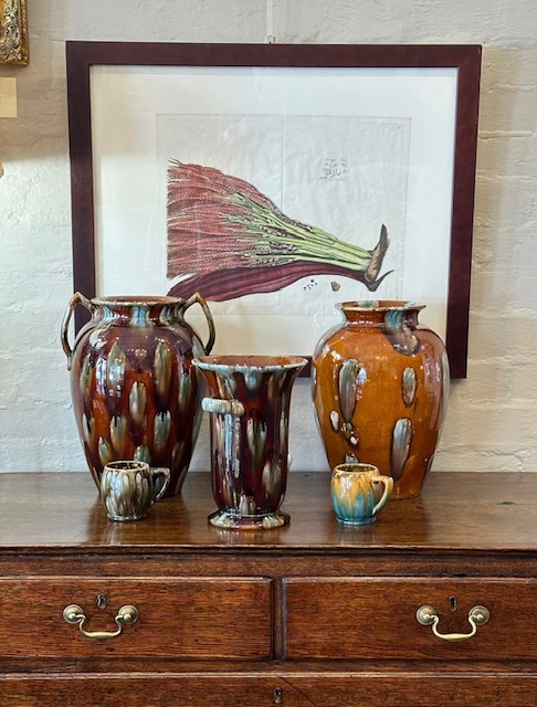 20th century Australian Regal Mashman drip glazed display bowl. - Image 19