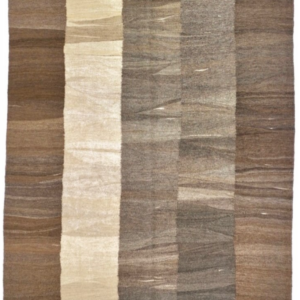 Shahsavan Kilim, Undyed wool, Hand woven in Iran.