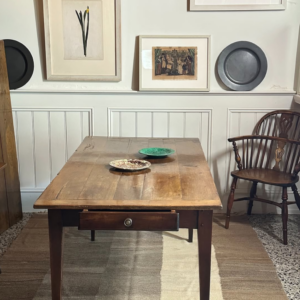 Early 19th century French fruitwood farmhouse table.